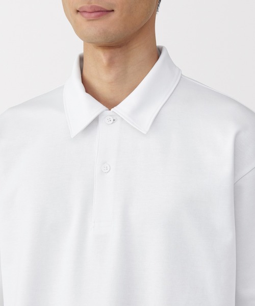 セール】紳士 涼感UVカットワイド五分袖ポロシャツ（ポロシャツ