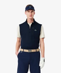 LACOSTE | ウルトラドライハーフジップゴルフベスト(ベスト)