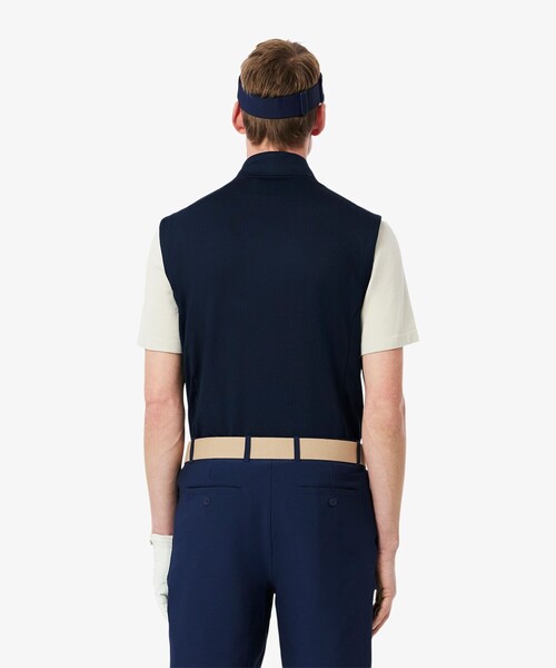 LACOSTE✳️ラコステ✳️ベスト✳️メンズ✳️✳️ゴルフ セール】 UVカット UPF50 アーガイルジャカードゴルフニット