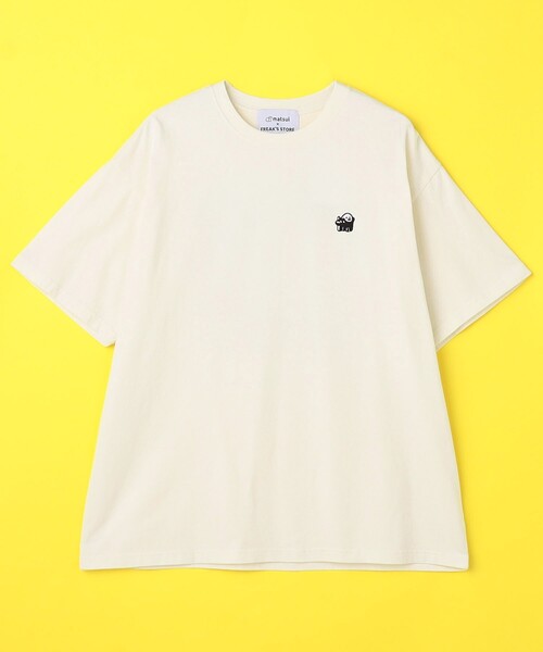 FREAK'S STORE(フリークスストア)の「matsui×FREAK'S STORE/マツイ×フリークスストア matsui×FREAK'S STORE/マツイ×フリークスストア 別注「さかだち」バックプリント クルーネック半袖Tシャツ(Tシャツ/カットソー・メンズ・オフホワイト/アッシュグレー/スミクロ・SMALL/MEDIUM/LARGE)」の9枚目の写真