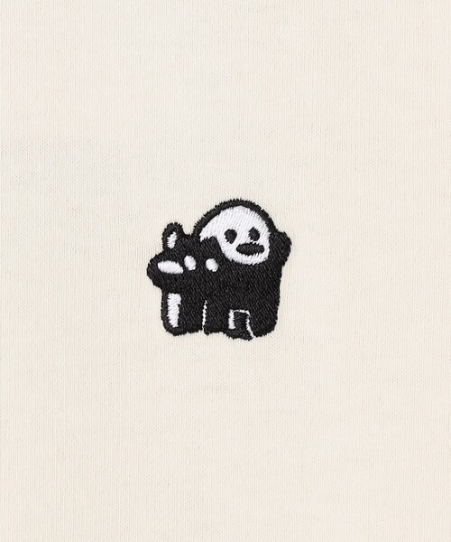 FREAK'S STORE(フリークスストア)の「matsui×FREAK'S STORE/マツイ×フリークスストア matsui×FREAK'S STORE/マツイ×フリークスストア 別注「さかだち」バックプリント クルーネック半袖Tシャツ(Tシャツ/カットソー・メンズ・オフホワイト/アッシュグレー/スミクロ・SMALL/MEDIUM/LARGE)」の12枚目の写真