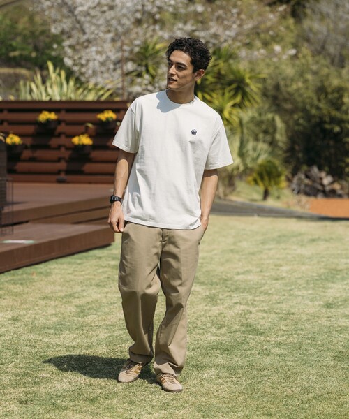 FREAK'S STORE(フリークスストア)の「matsui×FREAK'S STORE/マツイ×フリークスストア matsui×FREAK'S STORE/マツイ×フリークスストア 別注「さかだち」バックプリント クルーネック半袖Tシャツ(Tシャツ/カットソー・メンズ・オフホワイト/アッシュグレー/スミクロ・SMALL/MEDIUM/LARGE)」の17枚目の写真