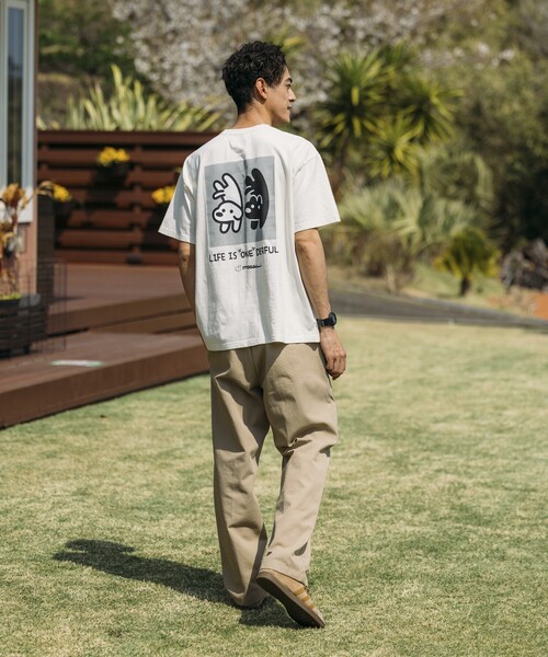 FREAK'S STORE(フリークスストア)の「matsui×FREAK'S STORE/マツイ×フリークスストア matsui×FREAK'S STORE/マツイ×フリークスストア 別注「さかだち」バックプリント クルーネック半袖Tシャツ(Tシャツ/カットソー・メンズ・オフホワイト/アッシュグレー/スミクロ・SMALL/MEDIUM/LARGE)」の19枚目の写真