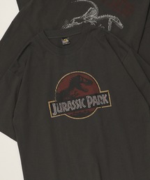 【JURASSIC PARK/ジュラシックパーク】ピグメント風/プリント 半袖Tシャツ