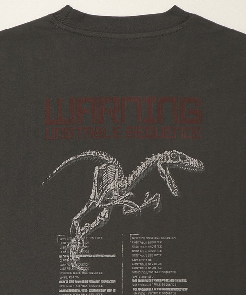 ALWAYS GOOD TIME（オルウェイズグッドタイム）の「【JURASSIC PARK/ジュラシックパーク】ピグメント風/プリント 半袖Tシャツ（Tシャツ/カットソー・レディース・ブラック系1/ブラック系2/ホワイト系1/ホワイト系2・L/M/LL）」の12枚目の写真