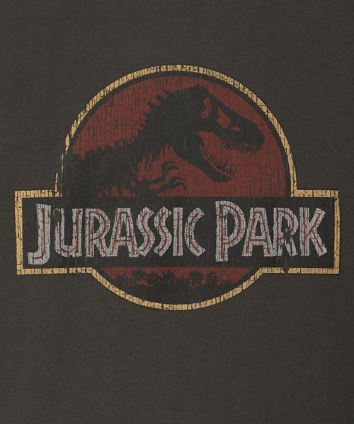 ALWAYS GOOD TIME（オルウェイズグッドタイム）の「【JURASSIC PARK/ジュラシックパーク】ピグメント風/プリント 半袖Tシャツ（Tシャツ/カットソー・レディース・ブラック系1/ブラック系2/ホワイト系1/ホワイト系2・L/M/LL）」の11枚目の写真