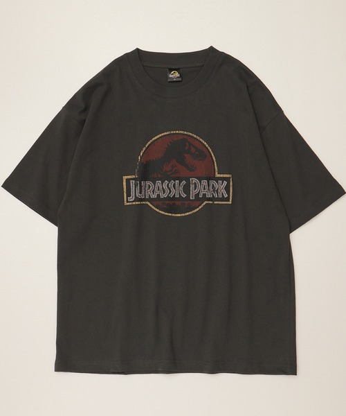 ALWAYS GOOD TIME（オルウェイズグッドタイム）の「【JURASSIC PARK/ジュラシックパーク】ピグメント風/プリント 半袖Tシャツ（Tシャツ/カットソー・レディース・ブラック系1/ブラック系2/ホワイト系1/ホワイト系2・L/M/LL）」の6枚目の写真