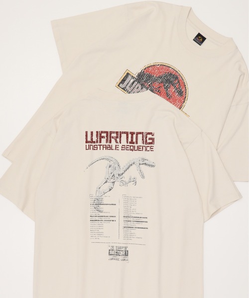 ALWAYS GOOD TIME（オルウェイズグッドタイム）の「【JURASSIC PARK/ジュラシックパーク】ピグメント風/プリント 半袖Tシャツ（Tシャツ/カットソー・レディース・ブラック系1/ブラック系2/ホワイト系1/ホワイト系2・L/M/LL）」の20枚目の写真