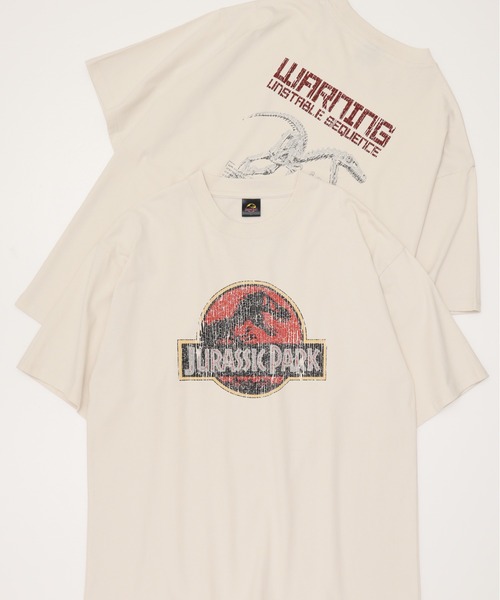 ALWAYS GOOD TIME（オルウェイズグッドタイム）の「【JURASSIC PARK/ジュラシックパーク】ピグメント風/プリント 半袖Tシャツ（Tシャツ/カットソー・レディース・ブラック系1/ブラック系2/ホワイト系1/ホワイト系2・L/M/LL）」の19枚目の写真