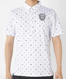 FILA GOLF | FILA GOLF/フィラ ゴルフ ゴルフウェア 接触冷感 遮熱 飛び柄 半袖 シャツ Tシャツ(Tシャツ/カットソー)