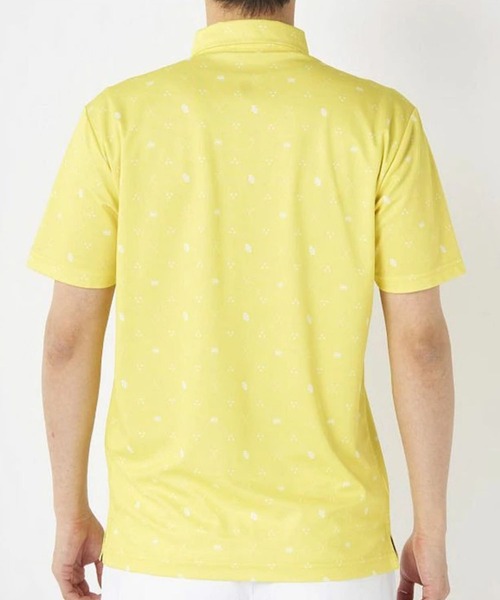FILA GOLF（フィラゴルフ ）の「FILA GOLF/フィラ ゴルフ ゴルフウェア 接触冷感 遮熱 飛び柄 半袖 シャツ Tシャツ（Tシャツ/カットソー・メンズ・イエロー/ホワイト/ネイビー・LL/M/L）」の9枚目の写真