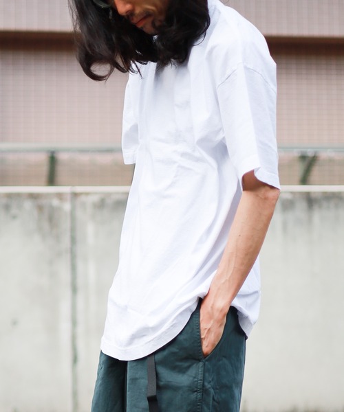 LOS ANGELES APPAREL(ロサンゼルスアパレル)の「【RS】【LOS ANGELES APPAREL】6.5oz Garment Dye CrewNeck T-SHIRT(Tシャツ/カットソー・メンズ・ライトグレー/ベージュ/クリーム/ブラック/ホワイト/グリーン/クリアブルー/レッド系その他・X-LARGE/MEDIUM/XX-LARGE/SMALL/LARGE)」の2枚目の写真