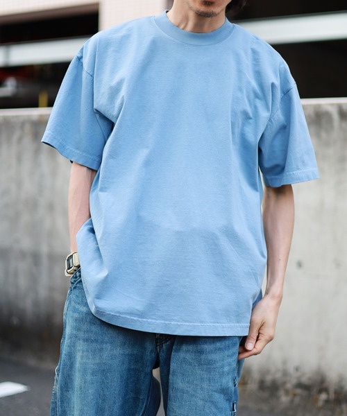 LOS ANGELES APPAREL(ロサンゼルスアパレル)の「【RS】【LOS ANGELES APPAREL】6.5oz Garment Dye CrewNeck T-SHIRT(Tシャツ/カットソー・メンズ・ライトグレー/ベージュ/クリーム/ブラック/ホワイト/グリーン/クリアブルー/レッド系その他・X-LARGE/MEDIUM/XX-LARGE/SMALL/LARGE)」の7枚目の写真