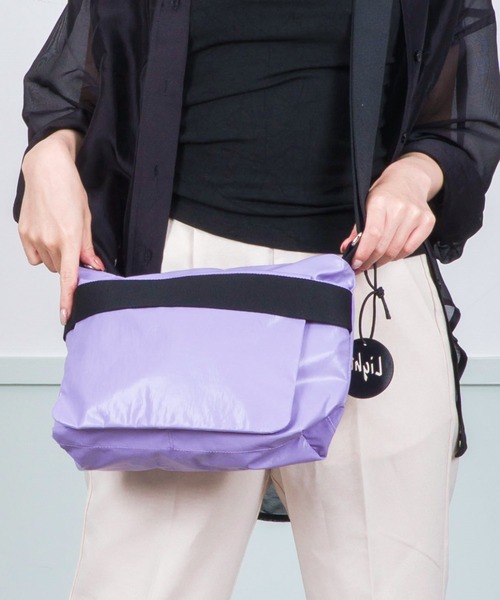 Jack Gomme(ジャックゴム)の「【JACK GOMME/ジャックゴム】ショルダーバッグ メッセンジャーバッグ RIGA(ショルダーバッグ・レディース・ブラック/ホワイト/カーキ/ゴールド/アイボリー/ブルー/ガンメタ/ブラウン/パープル・FREE)」の7枚目の写真