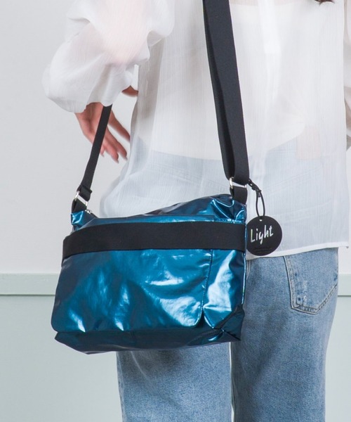 Jack Gomme(ジャックゴム)の「【JACK GOMME/ジャックゴム】ショルダーバッグ メッセンジャーバッグ RIGA(ショルダーバッグ・レディース・ブラック/ホワイト/カーキ/ゴールド/アイボリー/ブルー/ガンメタ/ブラウン/パープル・FREE)」の6枚目の写真