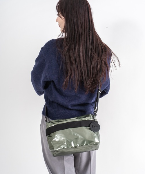 Jack Gomme(ジャックゴム)の「【JACK GOMME/ジャックゴム】ショルダーバッグ メッセンジャーバッグ RIGA(ショルダーバッグ・レディース・ブラック/ホワイト/カーキ/ゴールド/アイボリー/ブルー/ガンメタ/ブラウン/パープル・FREE)」の11枚目の写真