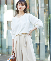 qualite | 2WAYｽﾄﾚｯﾁﾀｯｸﾌﾞﾗｳｽ(シャツ/ブラウス)
