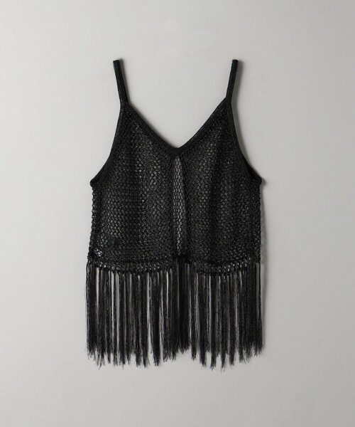 BEAUTY&YOUTH UNITED ARROWS(ビューティーアンドユースユナイテッドアローズ)の「レーヨンナイロンブレンド フリンジベスト(ベスト・レディース・ゴールド/ブラック・FREE)」の18枚目の写真
