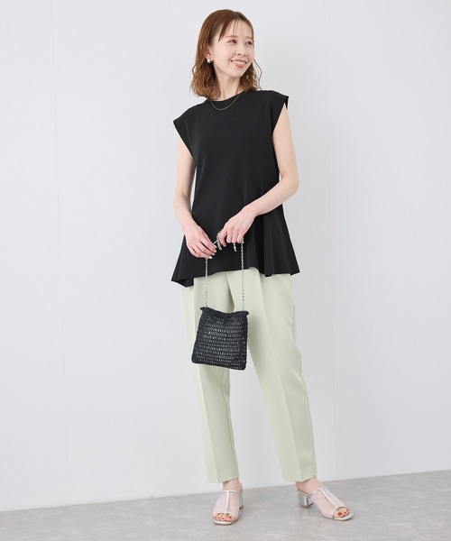 ROPE' PICNIC（ロペピクニック）の「【洗濯機OK・アンチピリング】八方映えニット ペプラムニットプルオーバー（ニット/セーター・レディース・ブラック/ブラウン/グレー/ブルー系その他4・38）」の20枚目の写真