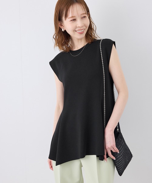 ROPE' PICNIC（ロペピクニック）の「【洗濯機OK・アンチピリング】八方映えニット ペプラムニットプルオーバー（ニット/セーター・レディース・ブラック/ブラウン/グレー/ブルー系その他4・38）」の22枚目の写真