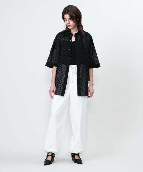 ASTRAET＞ドット ジャガード ショートスリーブシャツ（シャツ
