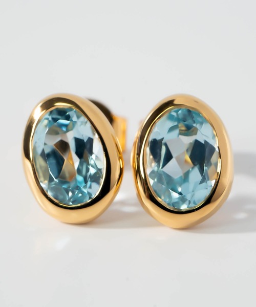 Ops.（オプス）の「ピアス 金属アレルギー対応 シルバー925 ゴールド 天然石【Luzine-pe ルジーヌ】（ピアス（両耳用）・レディース・ゴールド系その他3/ゴールド系その他2/ゴールド系その他/イエローゴールド・ONE SIZE）」の17枚目の写真