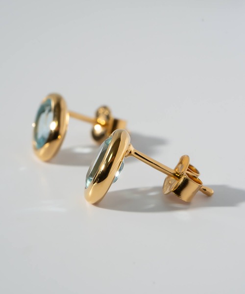 Ops.（オプス）の「ピアス 金属アレルギー対応 シルバー925 ゴールド 天然石【Luzine-pe ルジーヌ】（ピアス（両耳用）・レディース・ゴールド系その他3/ゴールド系その他2/ゴールド系その他/イエローゴールド・ONE SIZE）」の18枚目の写真