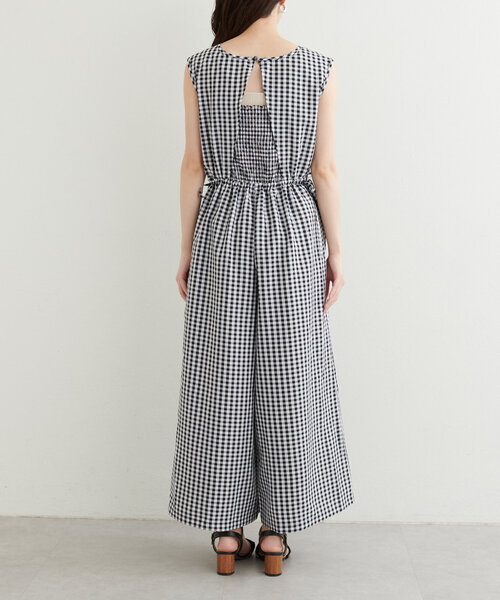 natural couture（ナチュラルクチュール）の「【WEB限定】バックシャーリングロンパース（その他パンツ・レディース・グレイッシュベージュ/チャコールグレー/その他1・FREE）」の12枚目の写真