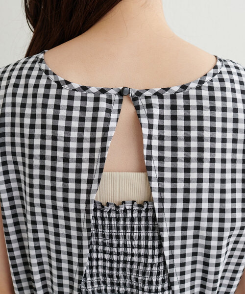 natural couture（ナチュラルクチュール）の「【WEB限定】バックシャーリングロンパース（その他パンツ・レディース・グレイッシュベージュ/チャコールグレー/その他1・FREE）」の13枚目の写真