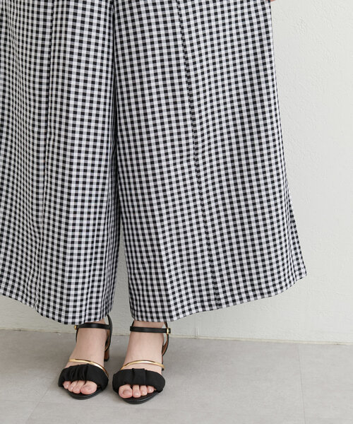 natural couture（ナチュラルクチュール）の「【WEB限定】バックシャーリングロンパース（その他パンツ・レディース・グレイッシュベージュ/チャコールグレー/その他1・FREE）」の19枚目の写真