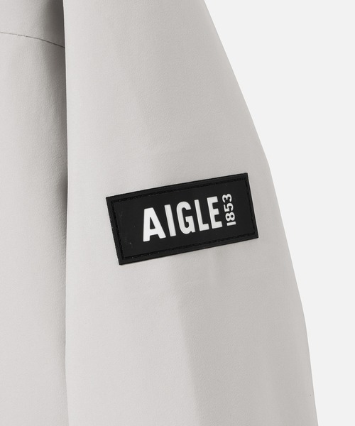 AIGLE(エーグル)の「GORE-TEX ゴアテックス 防風 撥水 防水 透湿 3レイヤー ショートフーデッドジャケット(マウンテンパーカー・レディース・オフホワイト/ブラック・40/38/36)」の13枚目の写真
