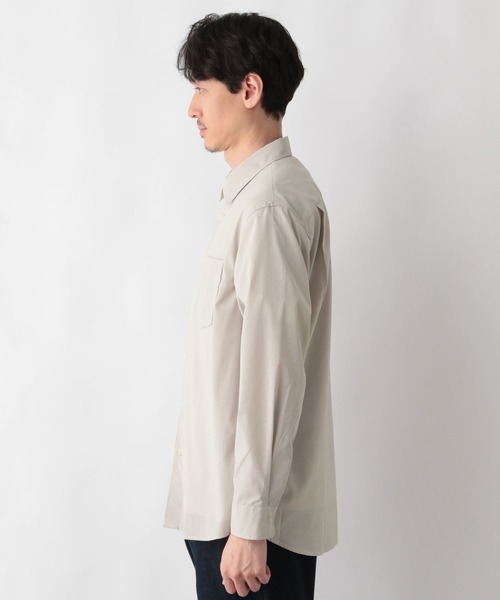 GLOBAL WORK（グローバルワーク）の「イージーケアサラサラリネンシャツ/252024（シャツ/ブラウス・メンズ・ミント/その他/ブルー/ライトベージュ/スカイブルー・SMALL/LARGE/X-LARGE/MEDIUM）」の21枚目の写真