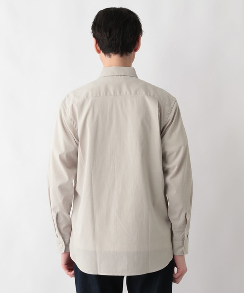 GLOBAL WORK（グローバルワーク）の「イージーケアサラサラリネンシャツ/252024（シャツ/ブラウス・メンズ・ミント/その他/ブルー/ライトベージュ/スカイブルー・SMALL/LARGE/X-LARGE/MEDIUM）」の20枚目の写真