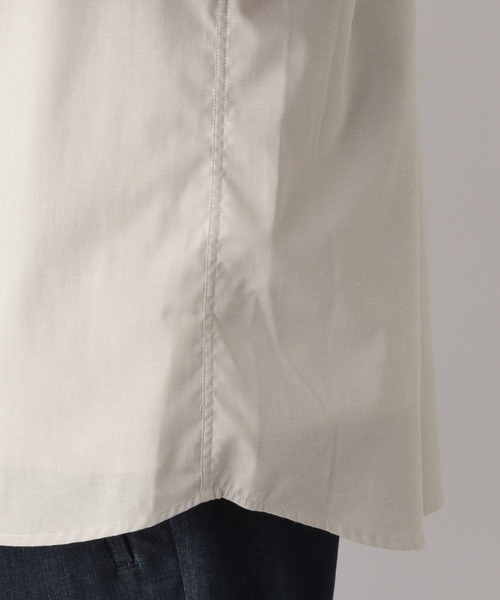 GLOBAL WORK（グローバルワーク）の「イージーケアサラサラリネンシャツ/252024（シャツ/ブラウス・メンズ・ミント/その他/ブルー/ライトベージュ/スカイブルー・SMALL/LARGE/X-LARGE/MEDIUM）」の16枚目の写真