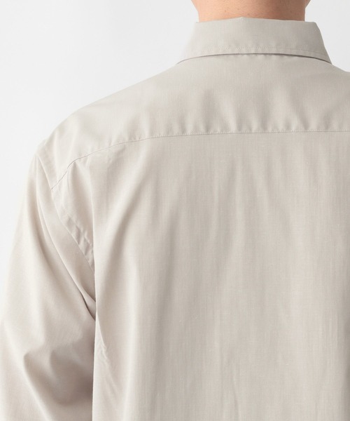 GLOBAL WORK（グローバルワーク）の「イージーケアサラサラリネンシャツ/252024（シャツ/ブラウス・メンズ・ミント/その他/ブルー/ライトベージュ/スカイブルー・SMALL/LARGE/X-LARGE/MEDIUM）」の15枚目の写真