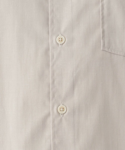 GLOBAL WORK（グローバルワーク）の「イージーケアサラサラリネンシャツ/252024（シャツ/ブラウス・メンズ・ミント/その他/ブルー/ライトベージュ/スカイブルー・SMALL/LARGE/X-LARGE/MEDIUM）」の14枚目の写真