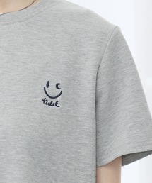 ワンポイントスマイリー刺繍Tシャツ カットソー