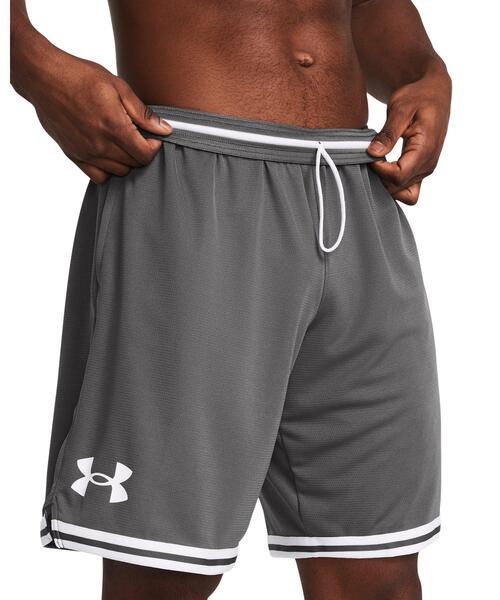 UNDER ARMOUR(アンダーアーマー)の「UAペリメーター ショーツ(バスケットボール/メンズ)(その他パンツ・メンズ・グレー×ホワイト・L/XL/M/3XL/S/2XL)」の6枚目の写真