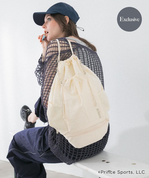 【新品レア色★送料込】OPENING CEREMONY ナップザック 中古・古着通販】SYNG (シング) メッシュナップサック ベージュ