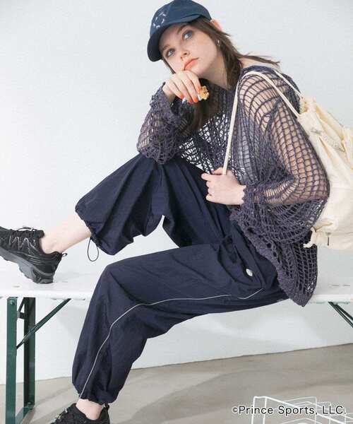 SENSE OF PLACE by URBAN RESEARCH（センスオブプレイスバイアーバンリサーチ）の「『別注』prince　2WAYナップサック（ショルダーバッグ・レディース・ブラック/グレー/アイボリー・ONE）」の5枚目の写真