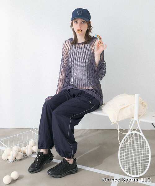 SENSE OF PLACE by URBAN RESEARCH（センスオブプレイスバイアーバンリサーチ）の「『別注』prince　2WAYナップサック（ショルダーバッグ・レディース・ブラック/グレー/アイボリー・ONE）」の6枚目の写真