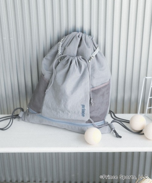 SENSE OF PLACE by URBAN RESEARCH（センスオブプレイスバイアーバンリサーチ）の「『別注』prince　2WAYナップサック（ショルダーバッグ・レディース・ブラック/グレー/アイボリー・ONE）」の14枚目の写真