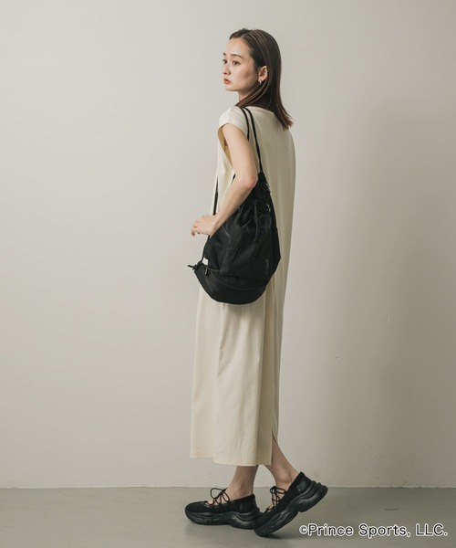 SENSE OF PLACE by URBAN RESEARCH（センスオブプレイスバイアーバンリサーチ）の「『別注』prince　2WAYナップサック（ショルダーバッグ・レディース・ブラック/グレー/アイボリー・ONE）」の20枚目の写真