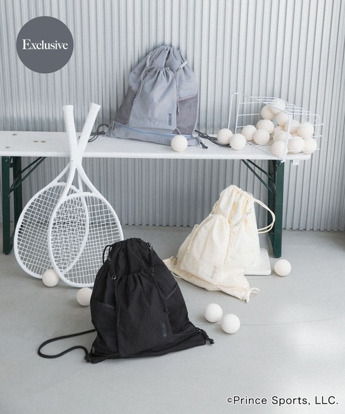 SENSE OF PLACE by URBAN RESEARCH（センスオブプレイスバイアーバンリサーチ）の「『別注』prince　2WAYナップサック（ショルダーバッグ・レディース・ブラック/グレー/アイボリー・ONE）」の21枚目の写真