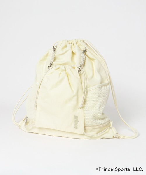 SENSE OF PLACE by URBAN RESEARCH（センスオブプレイスバイアーバンリサーチ）の「『別注』prince　2WAYナップサック（ショルダーバッグ・レディース・ブラック/グレー/アイボリー・ONE）」の22枚目の写真