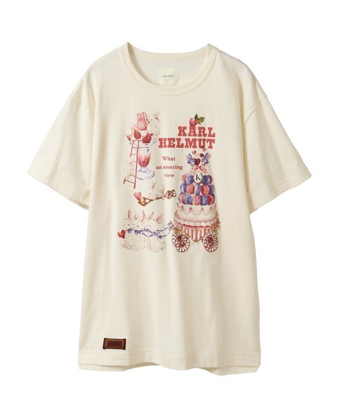 プティプリンス＆マカロンタワープリントTシャツ（Tシャツ