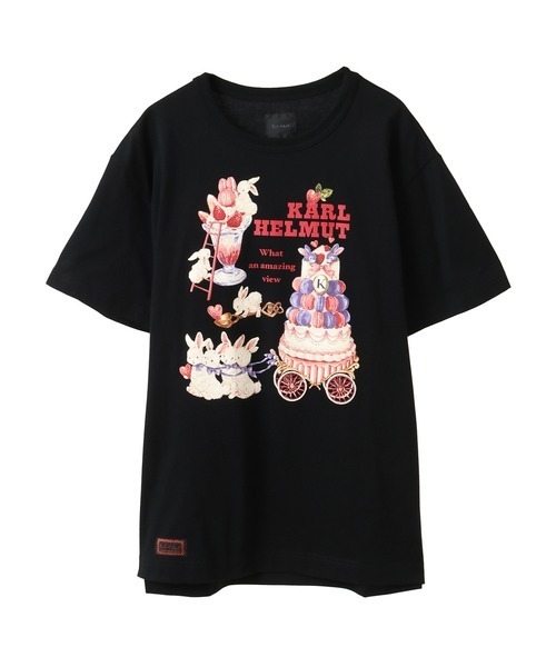 tシャツ マカロンロゴTシャツ レディース To b. by agnes tシャツ マカロンロゴTシャツ レディース