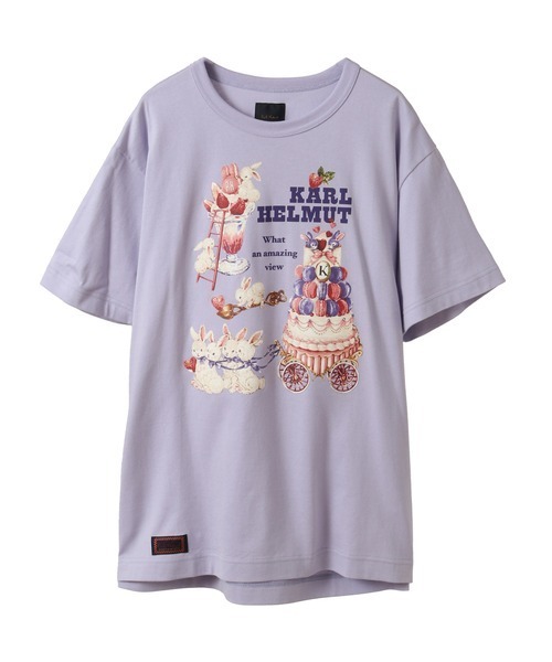 tシャツ マカロンロゴTシャツ レディース To b. by agnes tシャツ マカロンロゴTシャツ レディース