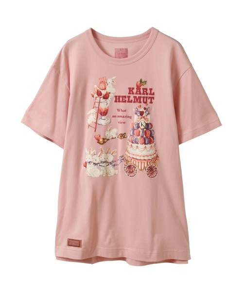 プティプリンス＆マカロンタワープリントTシャツ（Tシャツ