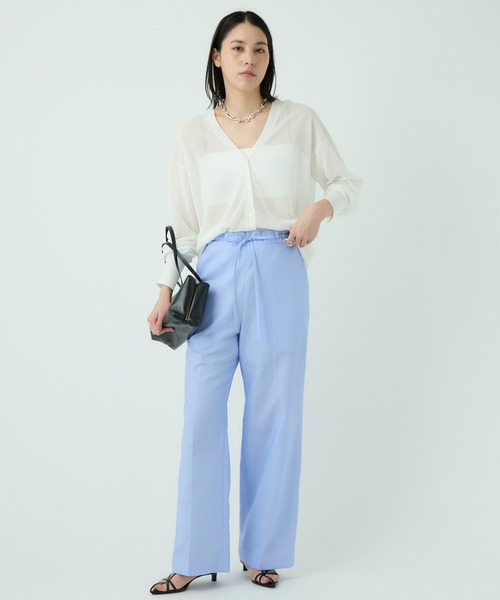 Chaos（カオス）の「Chaos(カオス)/キルシェニットカーディガン（カーディガン/ボレロ・レディース・ホワイト/ピンク/ブラック・FREE）」の16枚目の写真